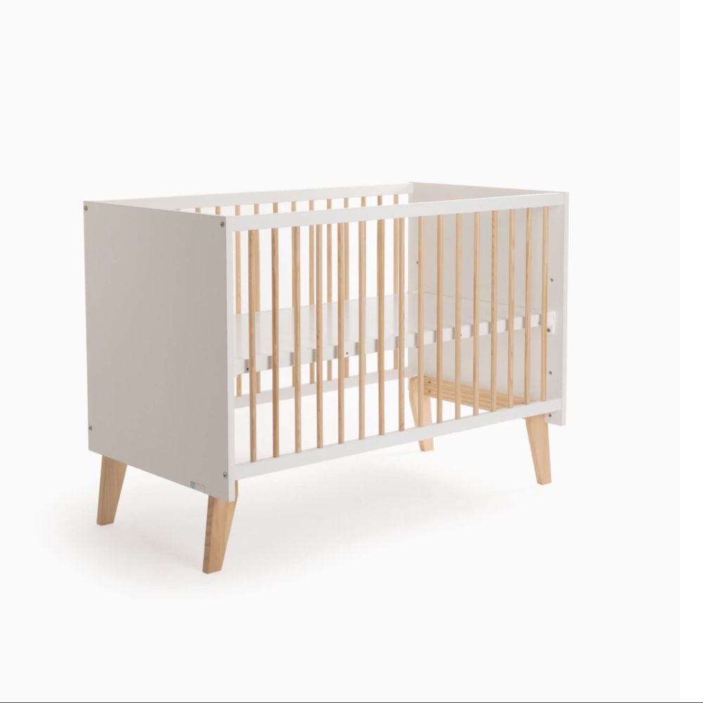 Cama de bébe e criança zippy 3 em 1, 120x60cm com colchão