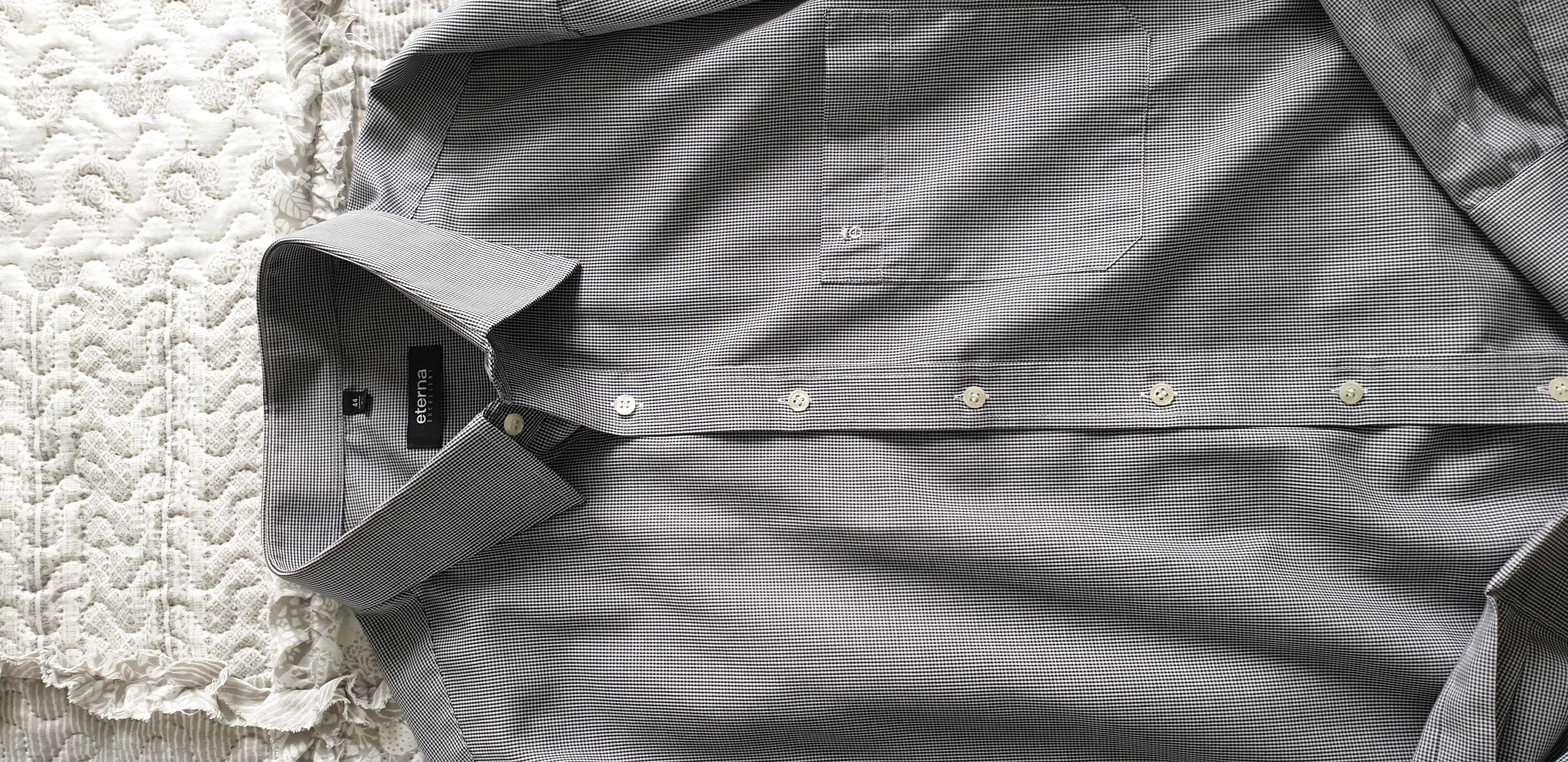 Eterna Excellent. Non-Iron. XL/XXL. Kołnierzyk 44.