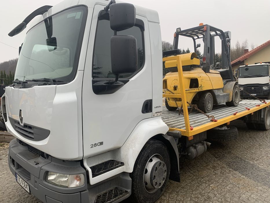 Pomoc drogowa holowanie laweta transport samochodów maszyn dmc 16t