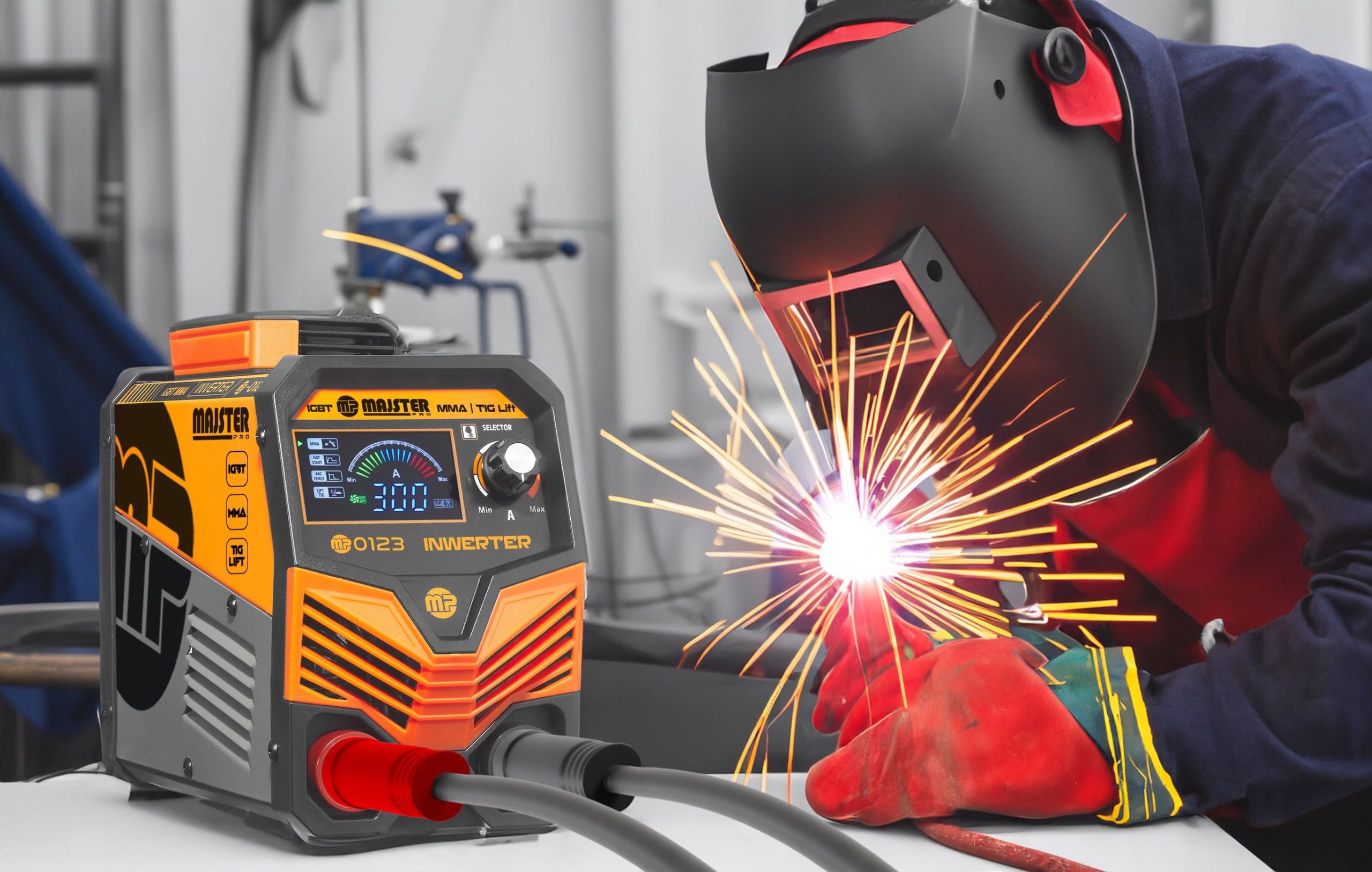 Spawarka inwerterowa inwertorowa MMA TIG IGBT na elektrode MP0123