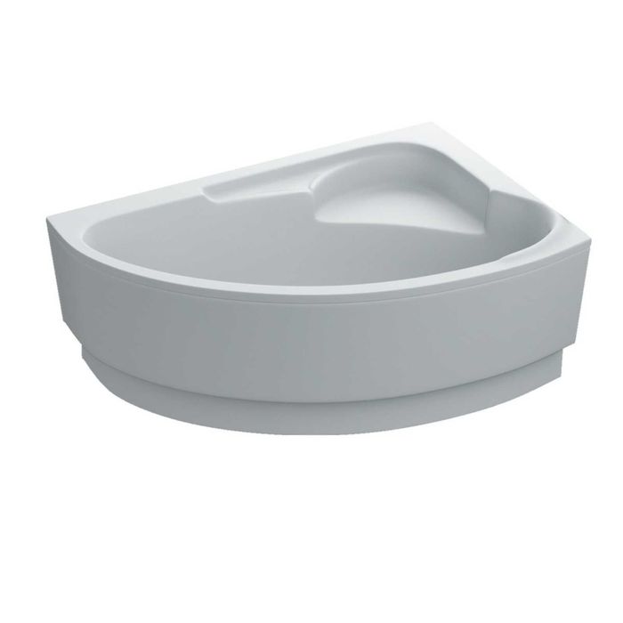 Ванни акрилові асиметричні,Ванна асиметрична + ноги + екран під ванну