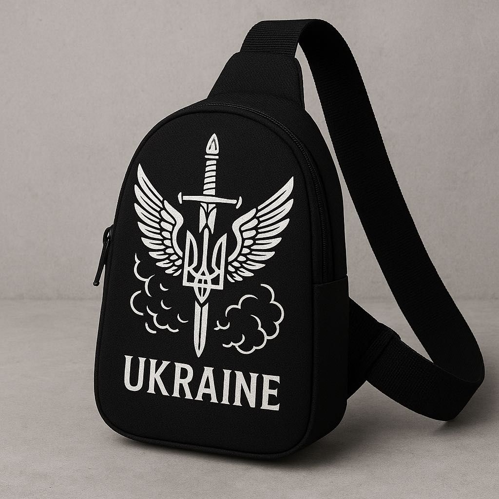 Cумка чоловіча з принтом в стилі TATOO - в наявності та під замовлення
