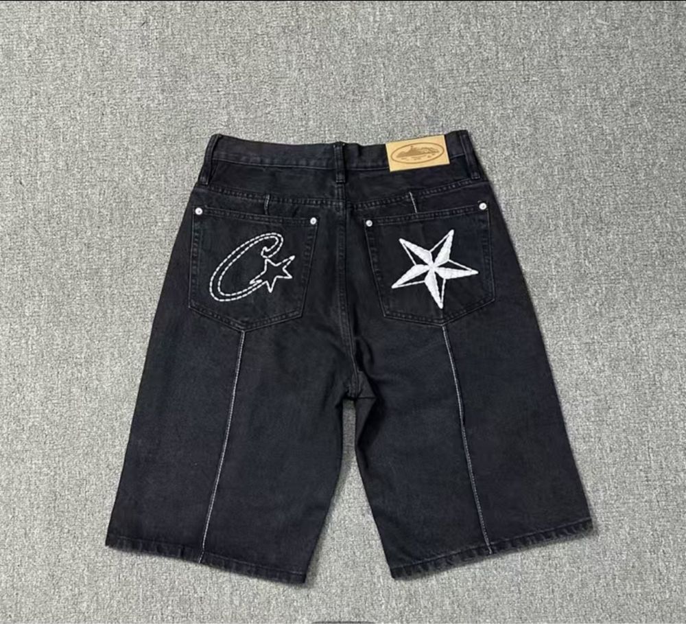 В УкраїніДжинсові Шорти кортез, Short corteiz,Corteiz,Nike,Найк,Кортез