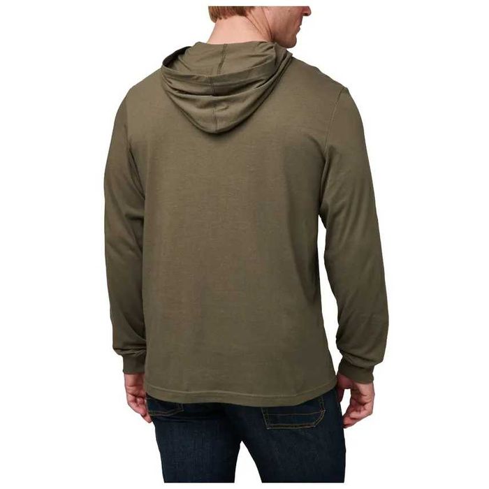 Кофта худі футболка 5.11 tactical HOODED LONG SLEEVE TEE розмір M