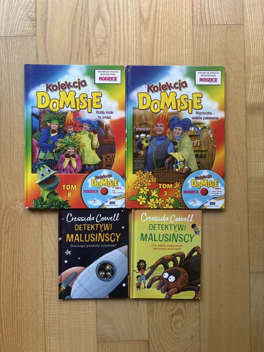 Dwie ksiazki o przygodach Domisie