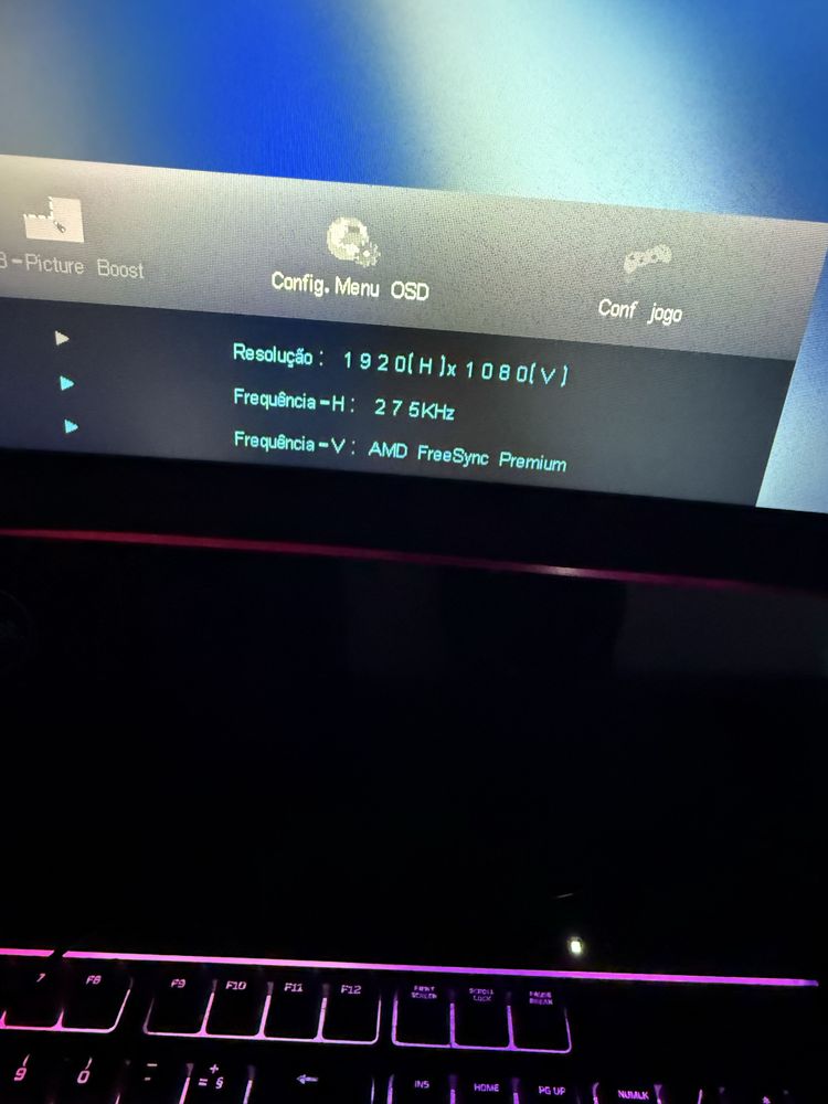 Vendo monitor aoc 27 polegadas 240hz