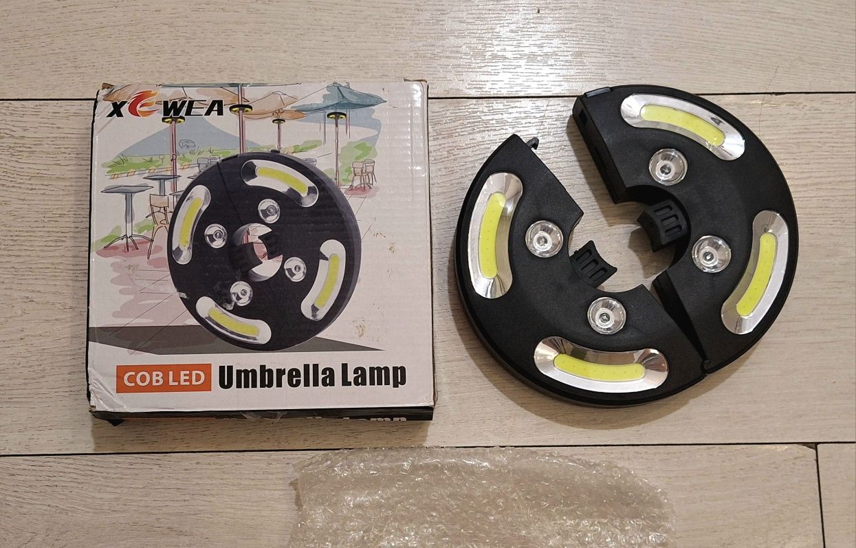 Bezprzewodowa Lampa parasolowa 32 COB + 4 LED