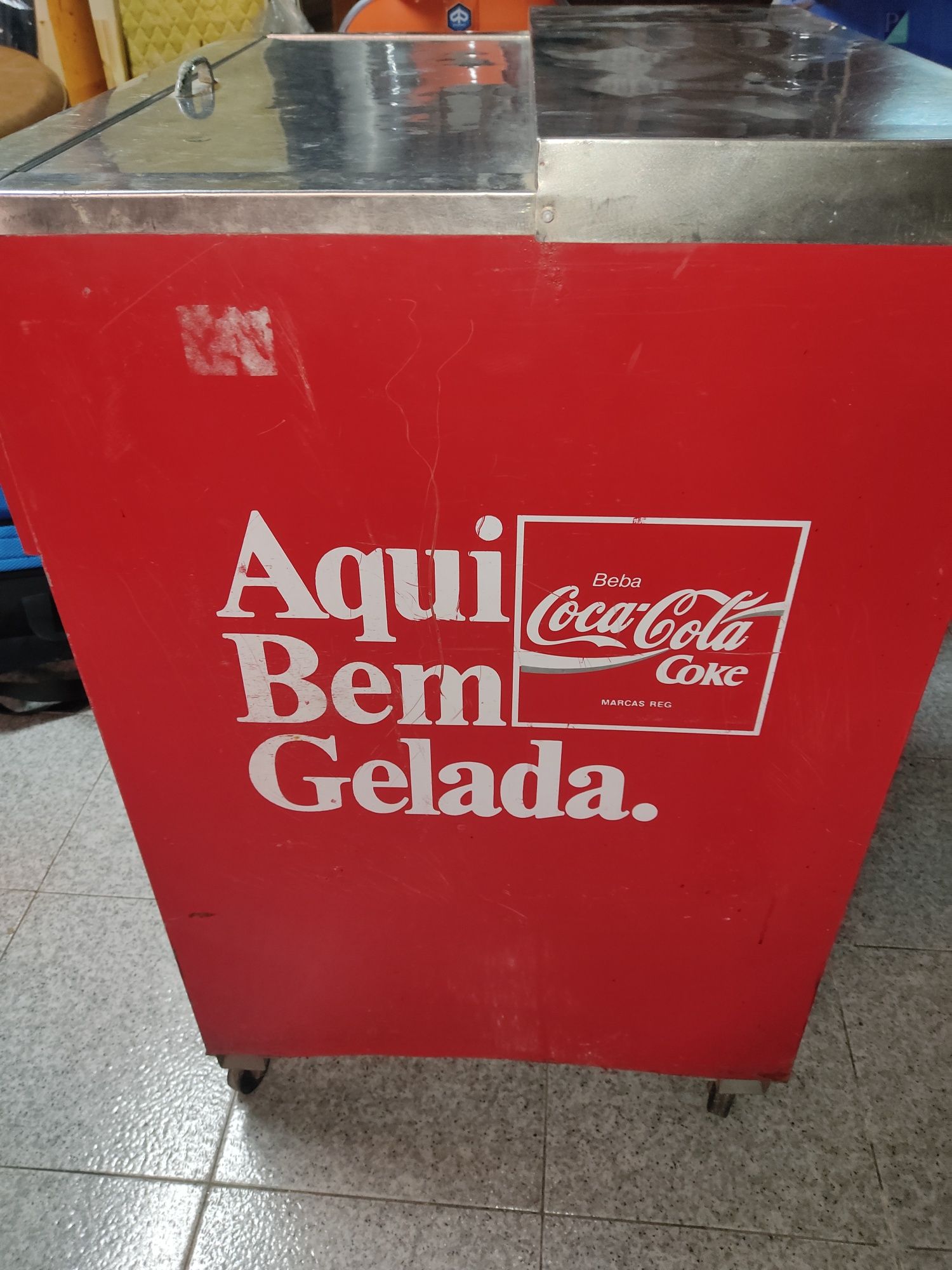 Arca frigorífica Coca Cola