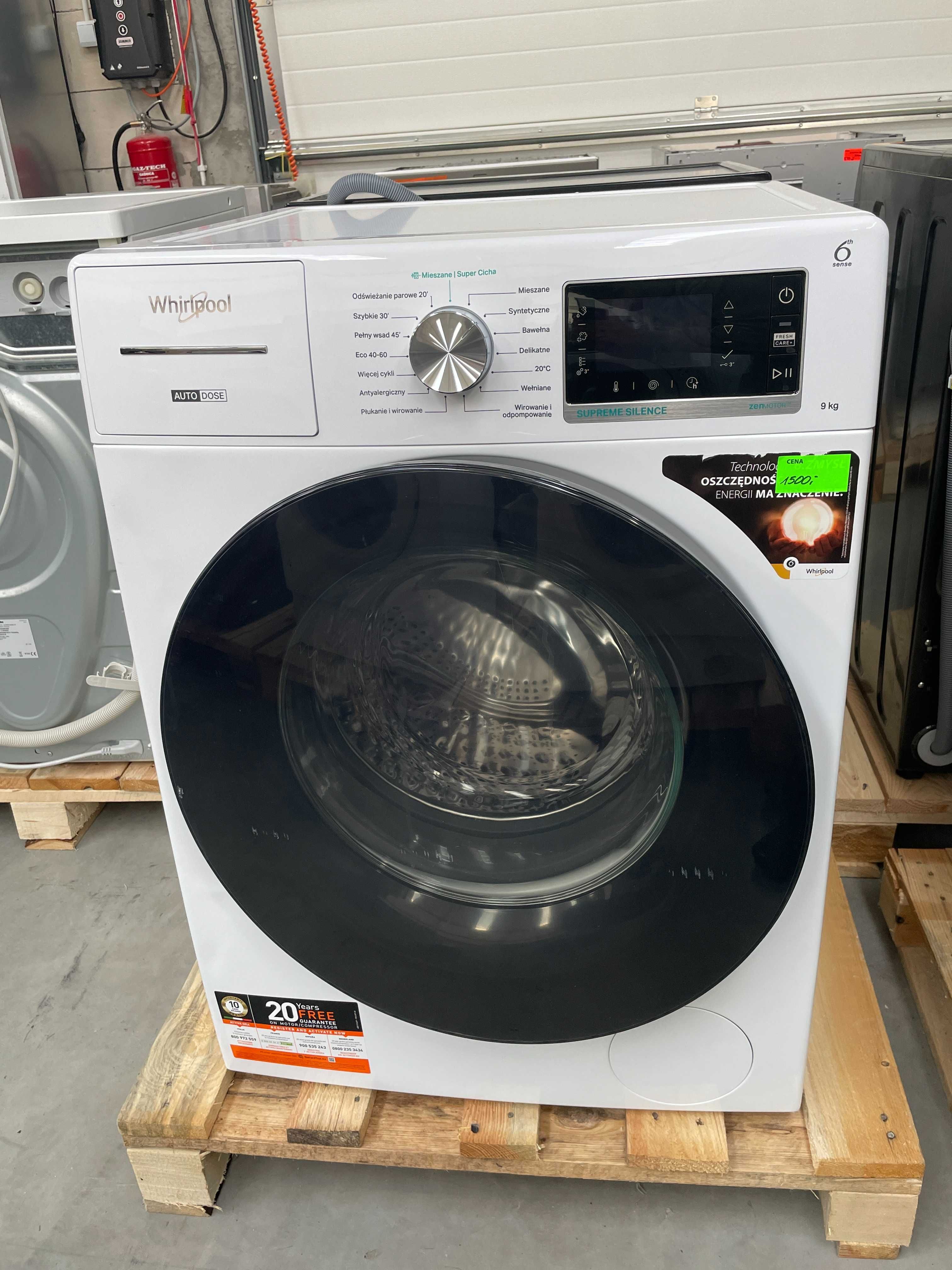 Nowa Pralka Whirlpool W7 W945WB PL 9kg 1400obr/min