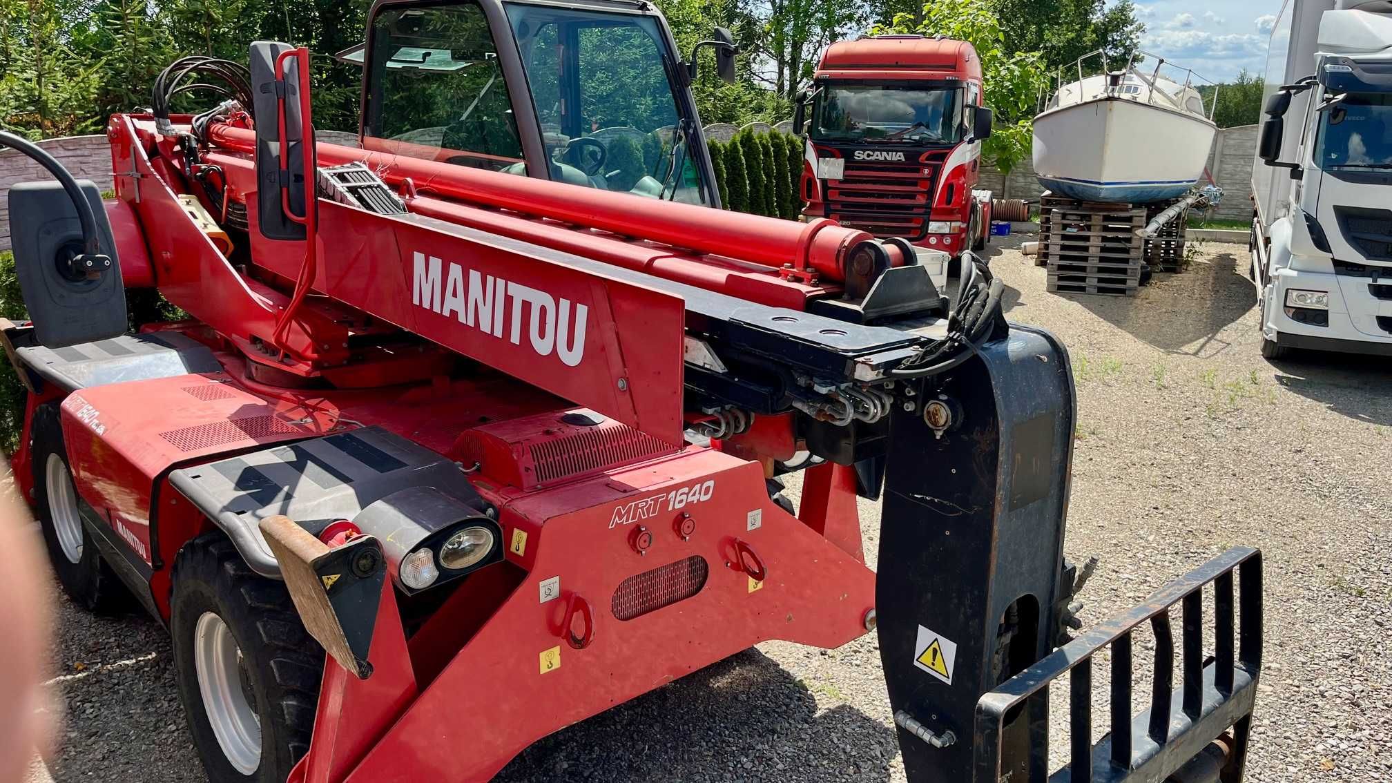 ŁADOWARKA TELESKOPOWA MANITOU MRT 1640 teleskopowka  2014 UDT aktualne