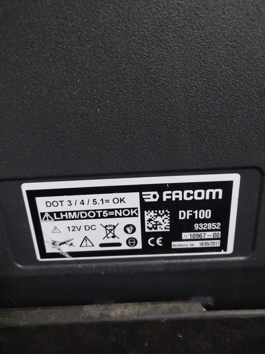 Urządzenie facom df100 df.100 do wymiany płynu hamulcowego