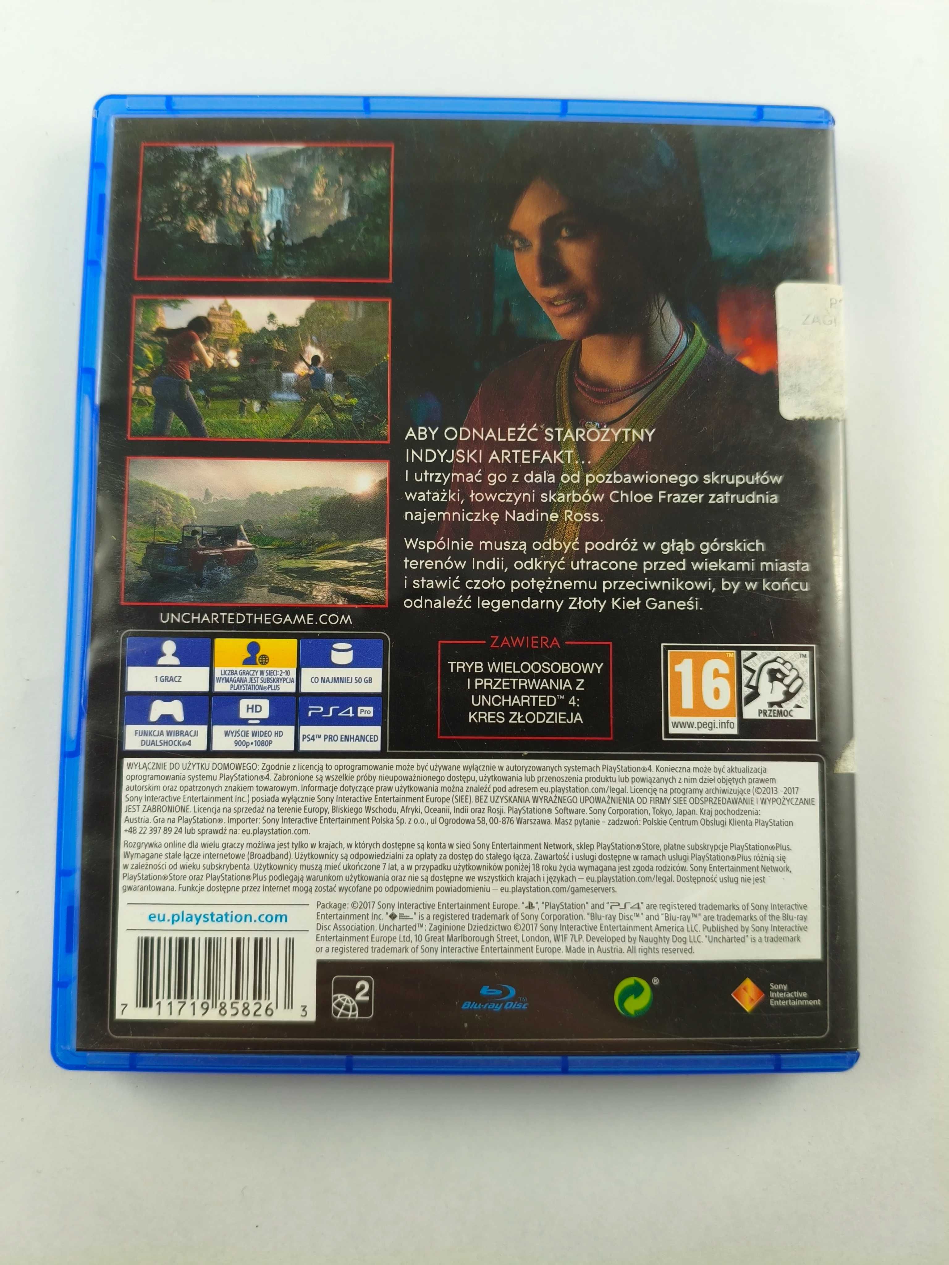 GRA UNCHARTED Zaginione Dziedzictwo
