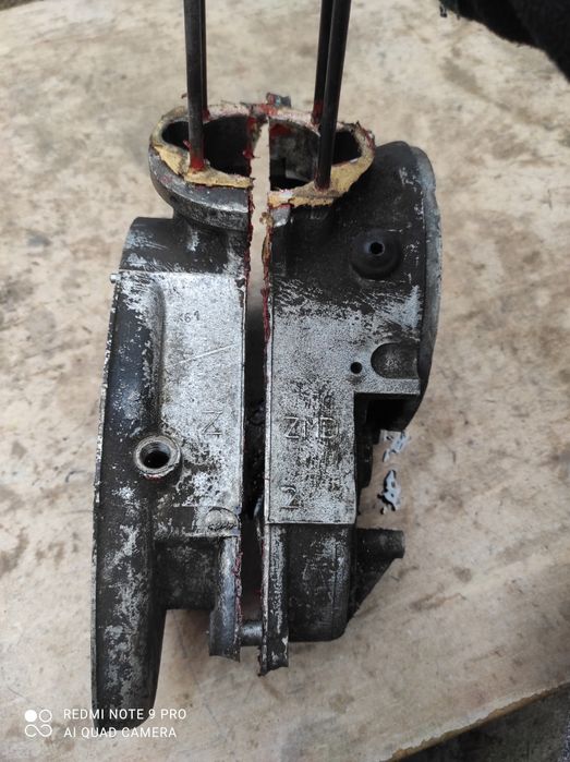 Kartery WSK 125 płytki zapłon blok silnika 15.144