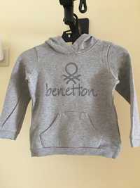 Sweat menina Benetton com carapuço