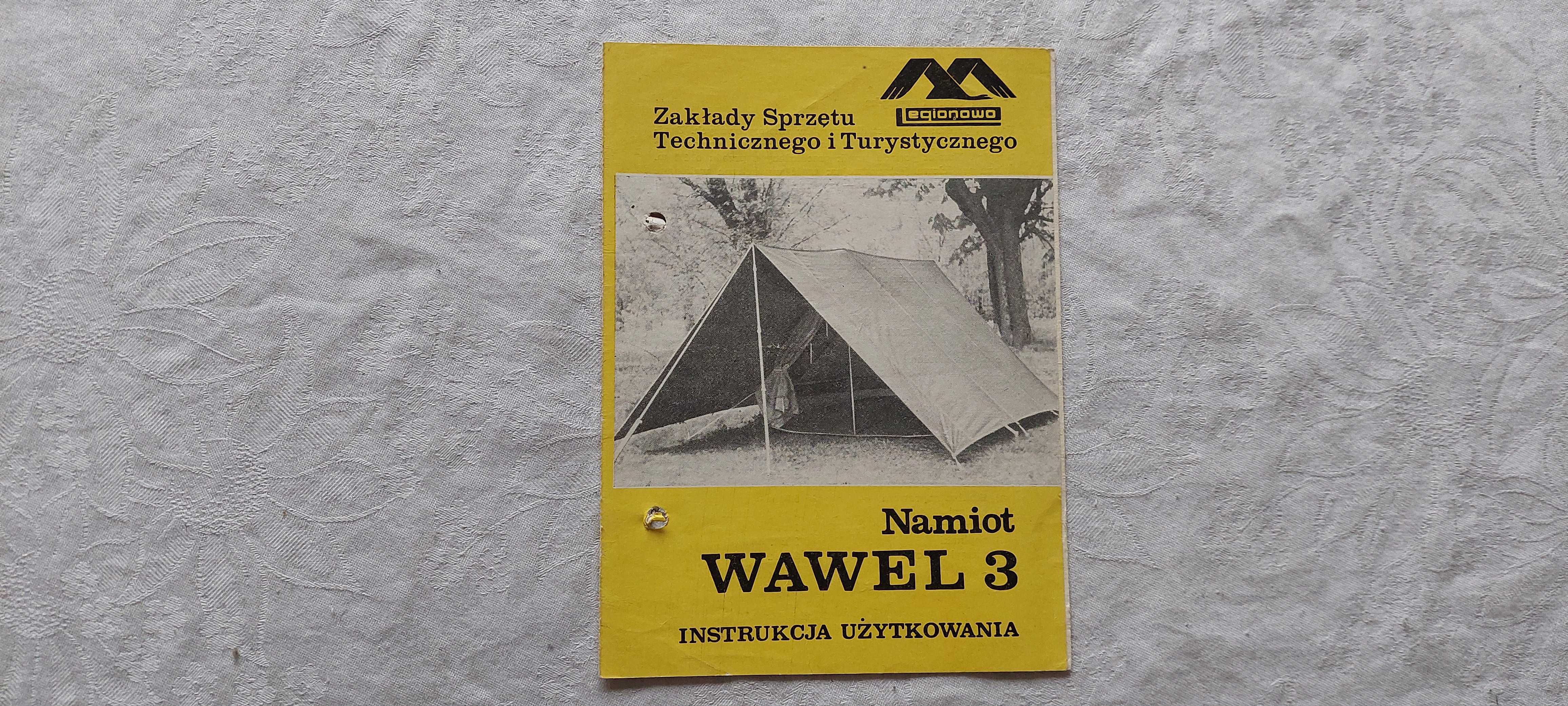 Instrukcja obsługi namiotu Wawel 3 (1969 r.)