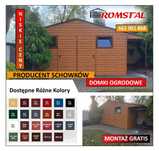 Złoty Dąb - Garaż Blaszany| Blaszak Schowek Ogrodowy|Wiatka – ROMSTAL*