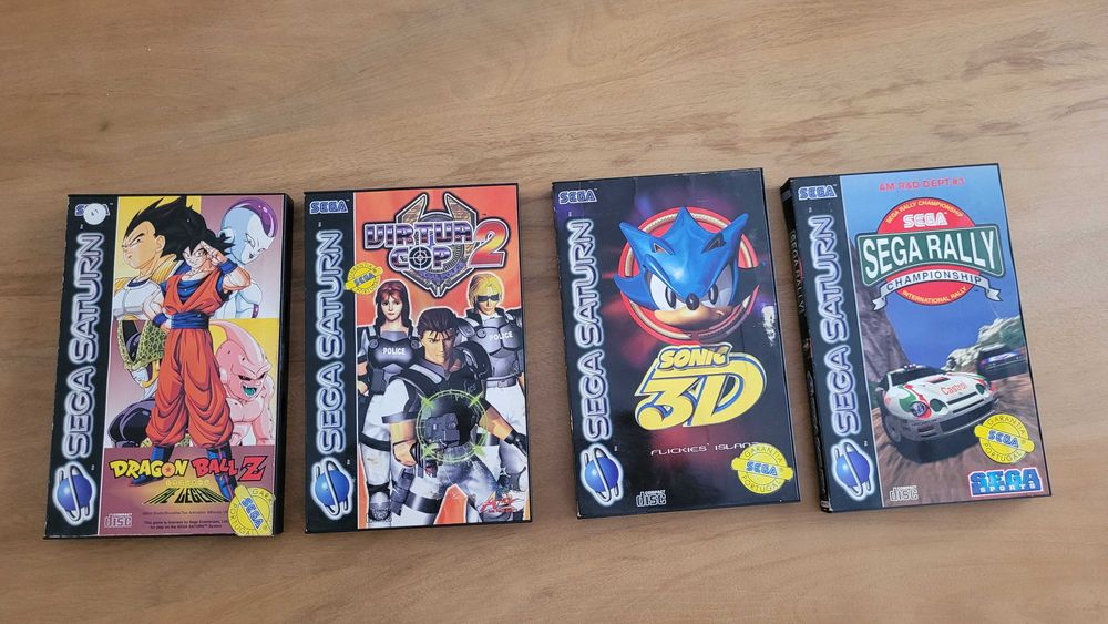 Pack Jogos Sega Saturn (também possível a vulso)