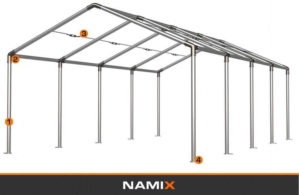 *** PROMOCJA *** Namiot COMFORT 6x8 magazyn handlowy garaż PVC 560g/m2