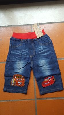 Conjunto t-shirt com capuz e calção Cars Carros 6-7A - NOVO