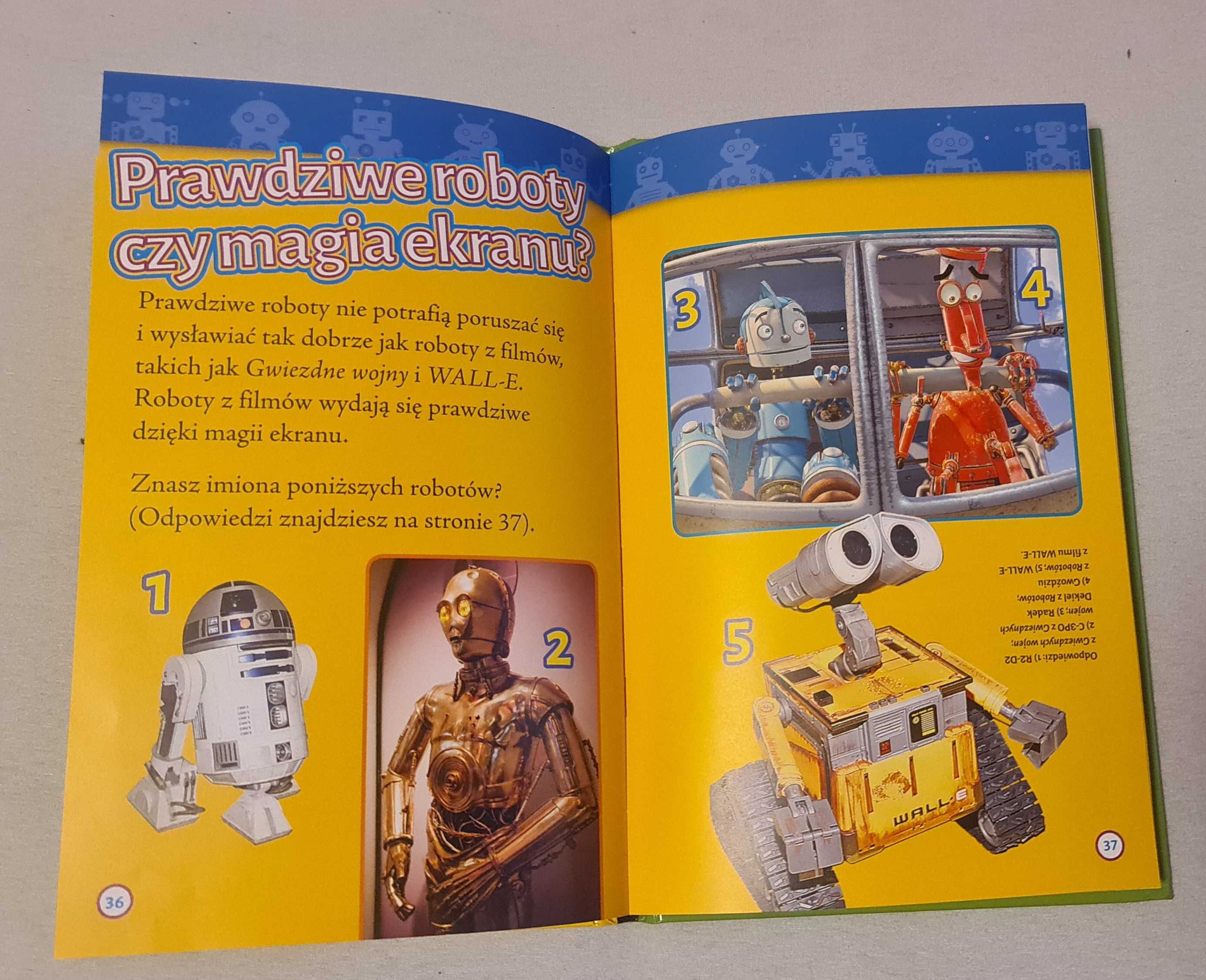 Roboty książka dla dzieci o robotach National Geographic kids