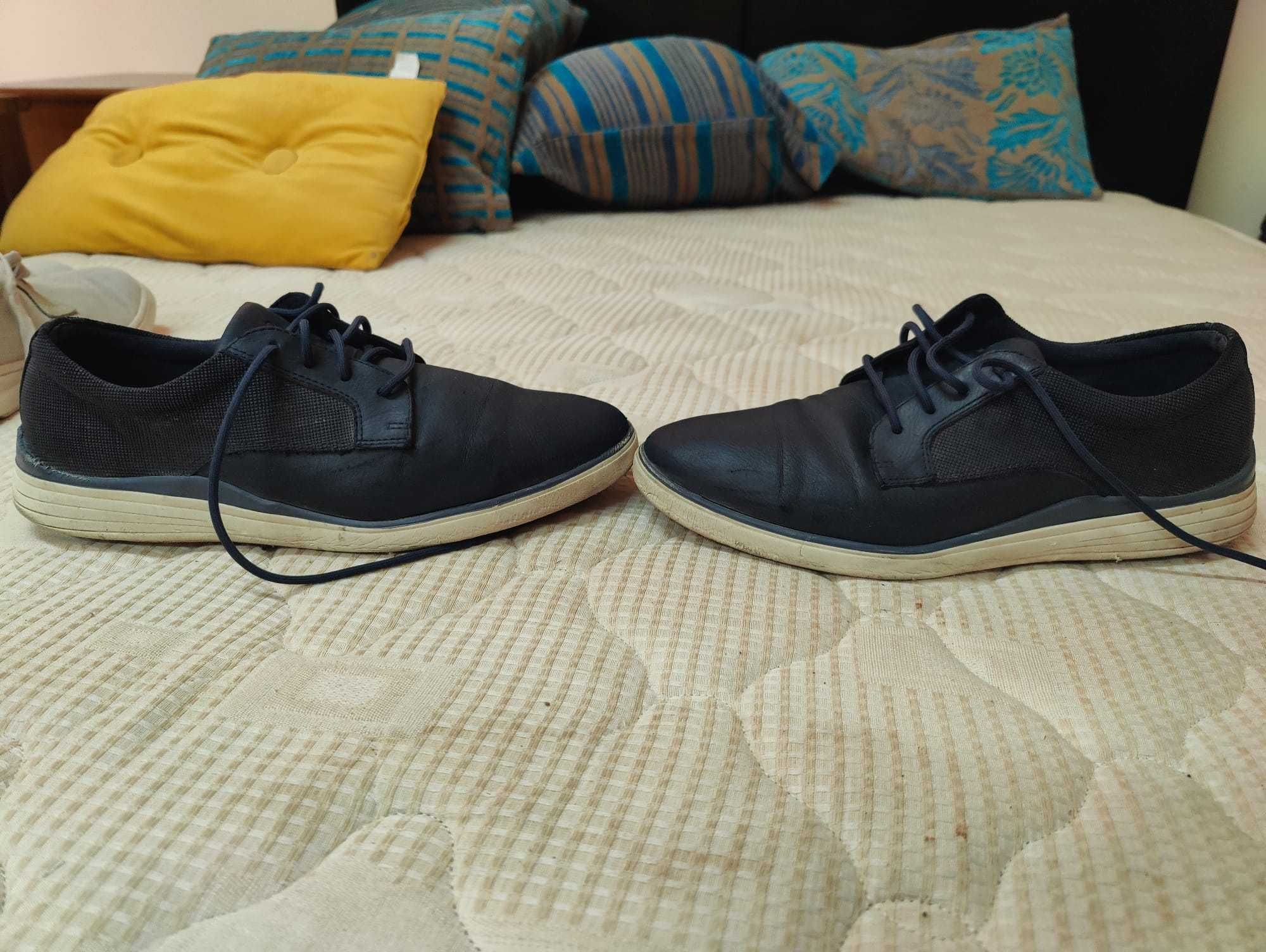 Sapatos Aldo tam. 42 em tecido e pele em excelente estado
