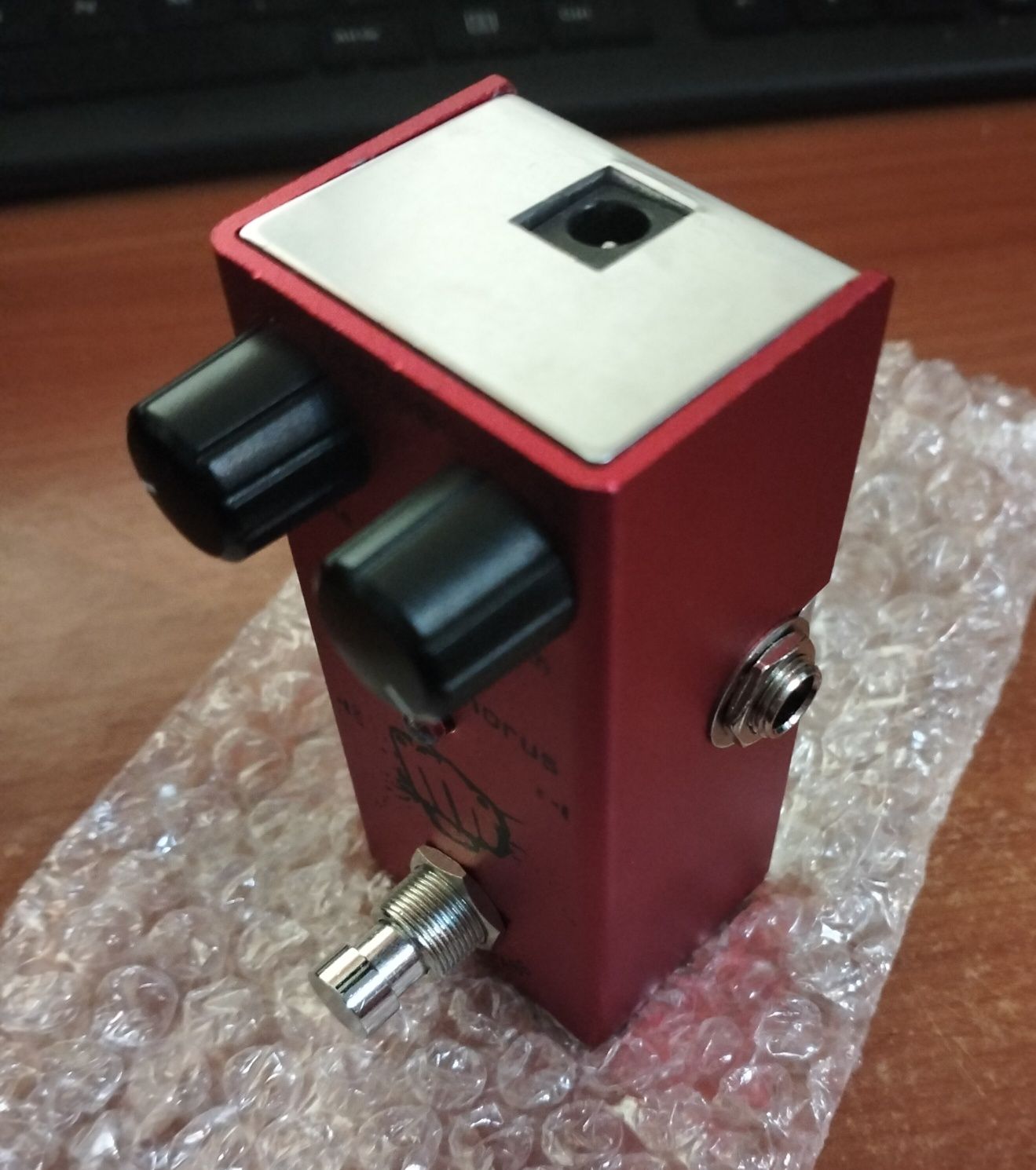 Pedal de guitarra Chorus Clássico analógico novo