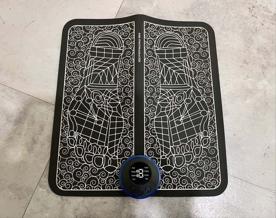 Mata masująca do stóp MT6527 Czarna