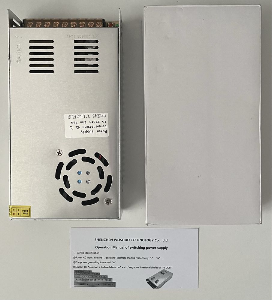 Uniwersalny zasilacz impulsowy 36V 10A 360W model S-360-36