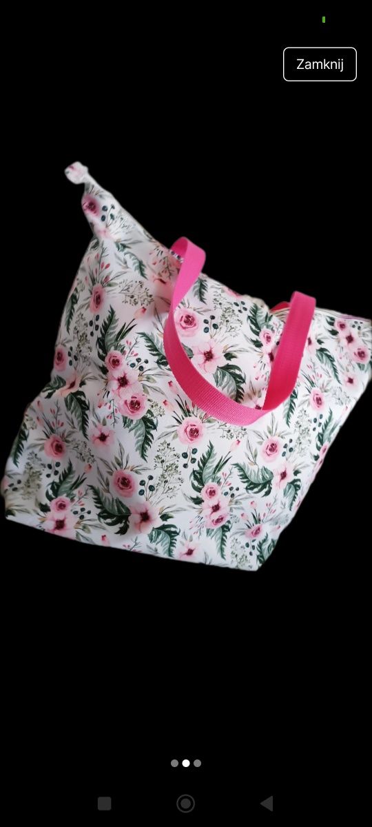Torba kwiaty wózek shopper