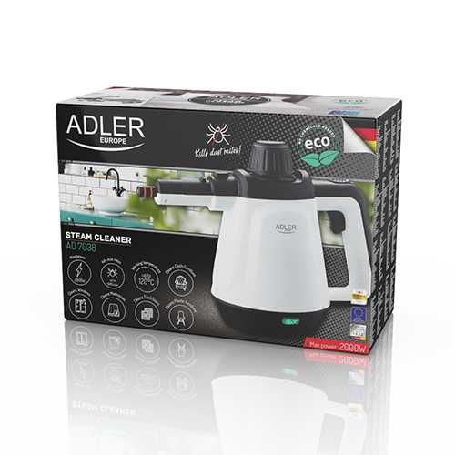 3.5 бар! 120°С! 2000W! Пароочиститель Adler AD 7038 пароочісник