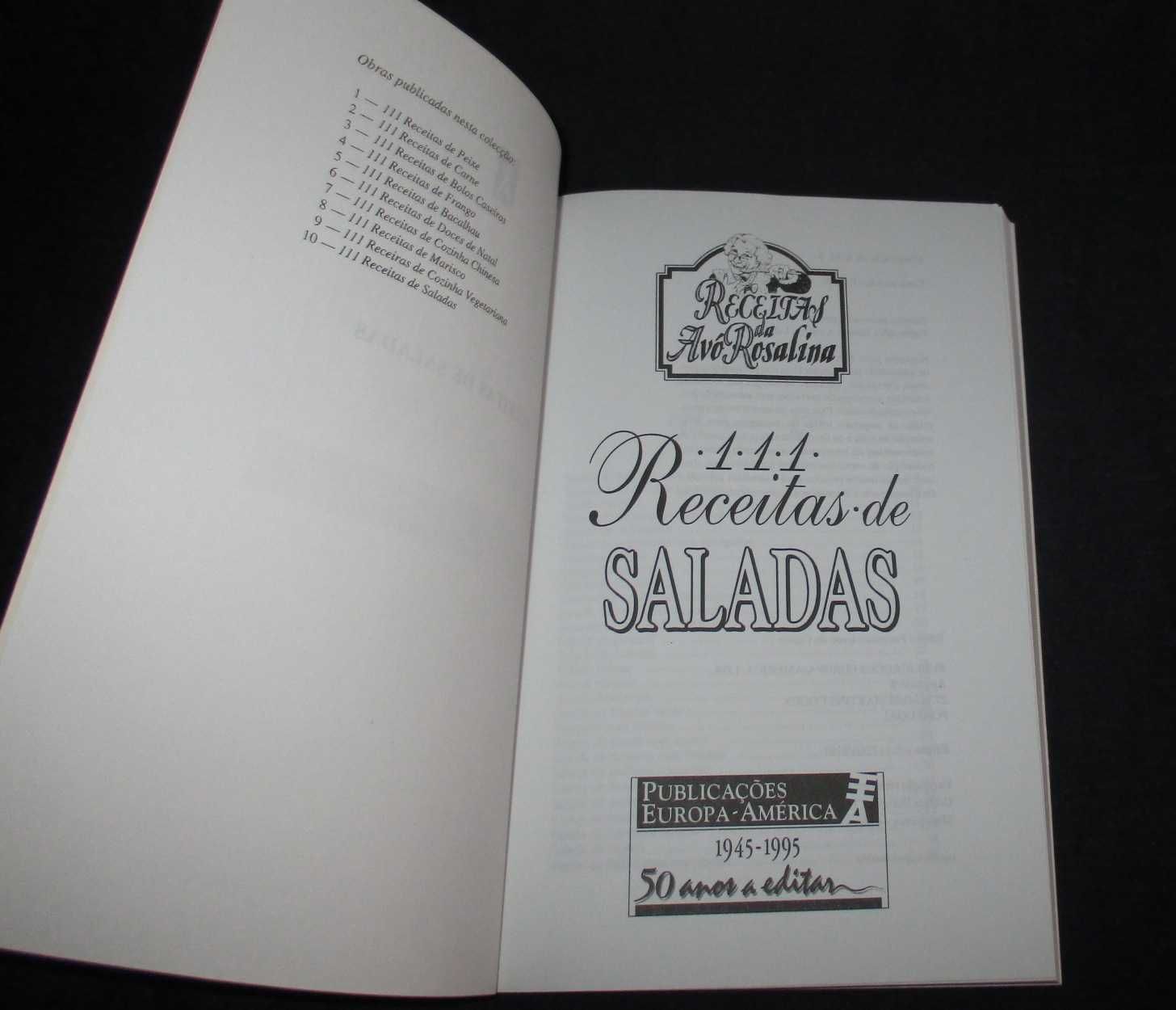 Livro 111 Receitas da avó Rosalina Saladas