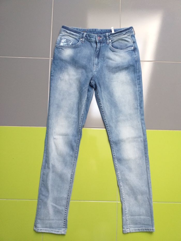 H&M śliczne spodnie jeansy M