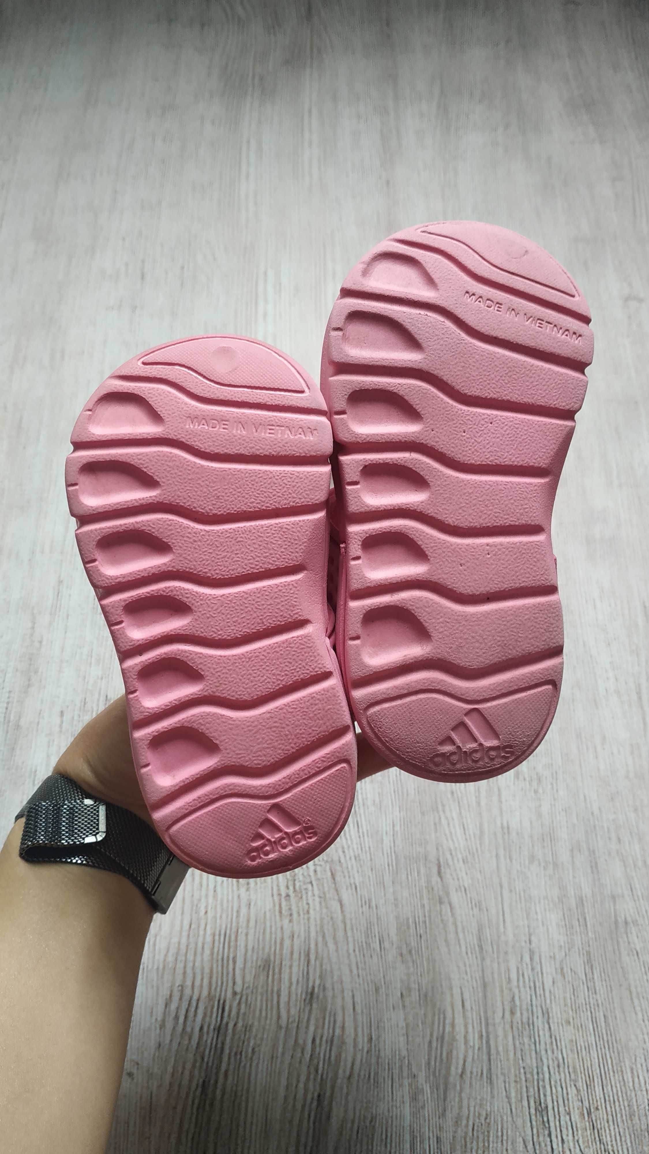 Adidas EVA адидас  розовые босоножки босоніжки 21 25 р