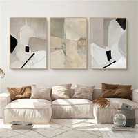 Триптих Сара Дьюк Набор 3 абстрактных настенных картин без подрамника