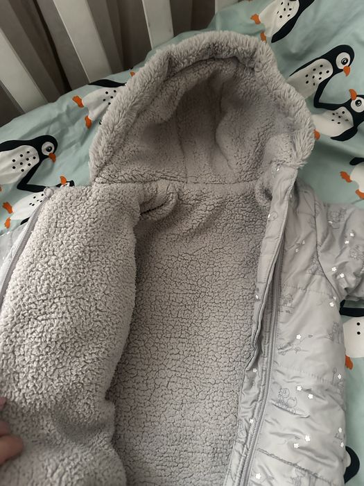 Зимовий комбинезон дитячий mothercare 68 розмір для дівчинки/хлопчика