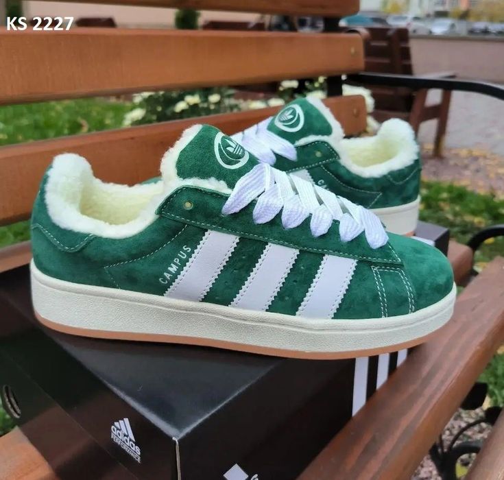 Adidas Campus 00s Green ЗИМА