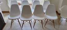 Cadeiras Charles & Ray Eames (8x) – DSW Réplicas + Oferta!
