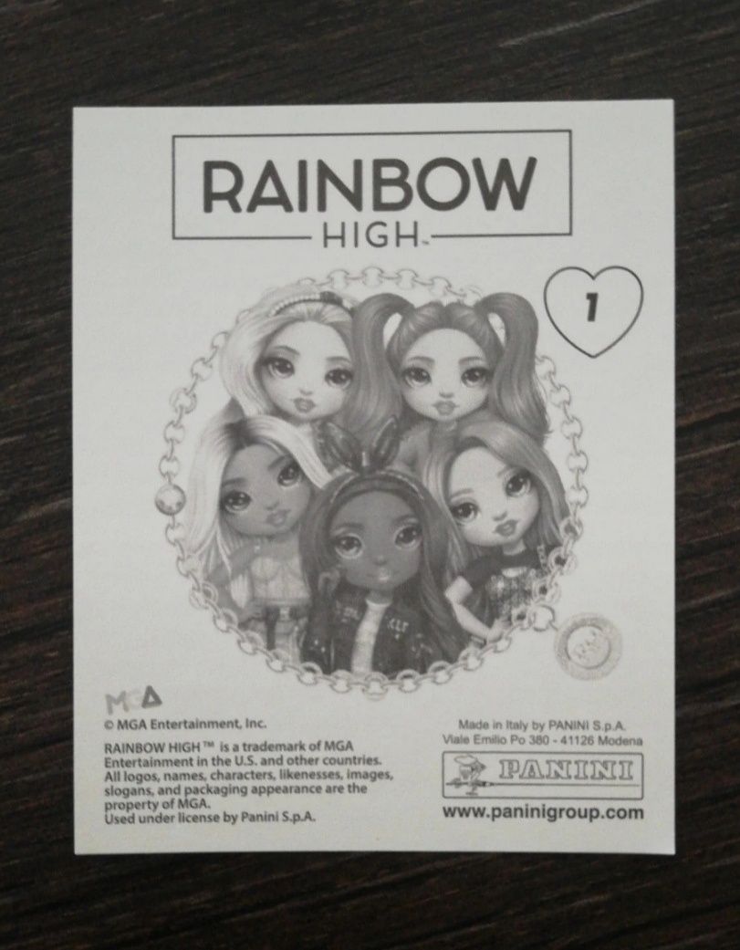 Colecção de Cromos Rainbow - Panini