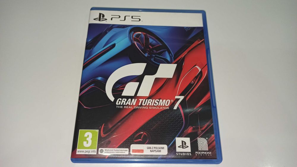 ps5 GRAN TURISMO 7 PL po polsku działa z VR dla 1-2 graczy, okład PL 1