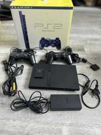 Playstation 2 konsola 2x pady +3 gry