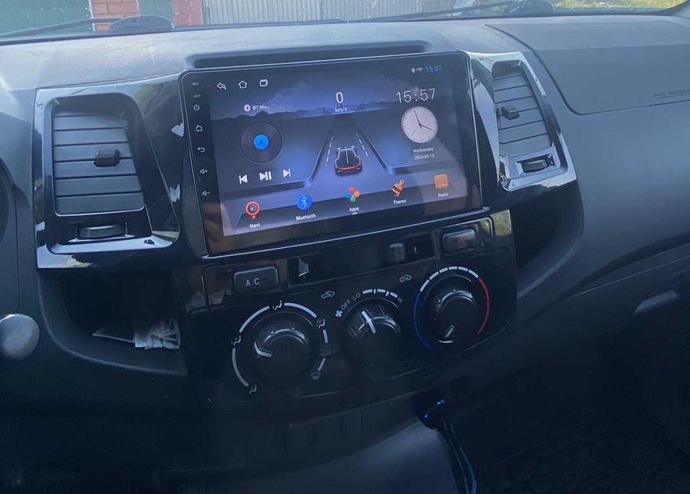 (NOVO) Rádio 2DIN • Toyota HILUX (2005 até 2015) • Android GPS 4+32GB