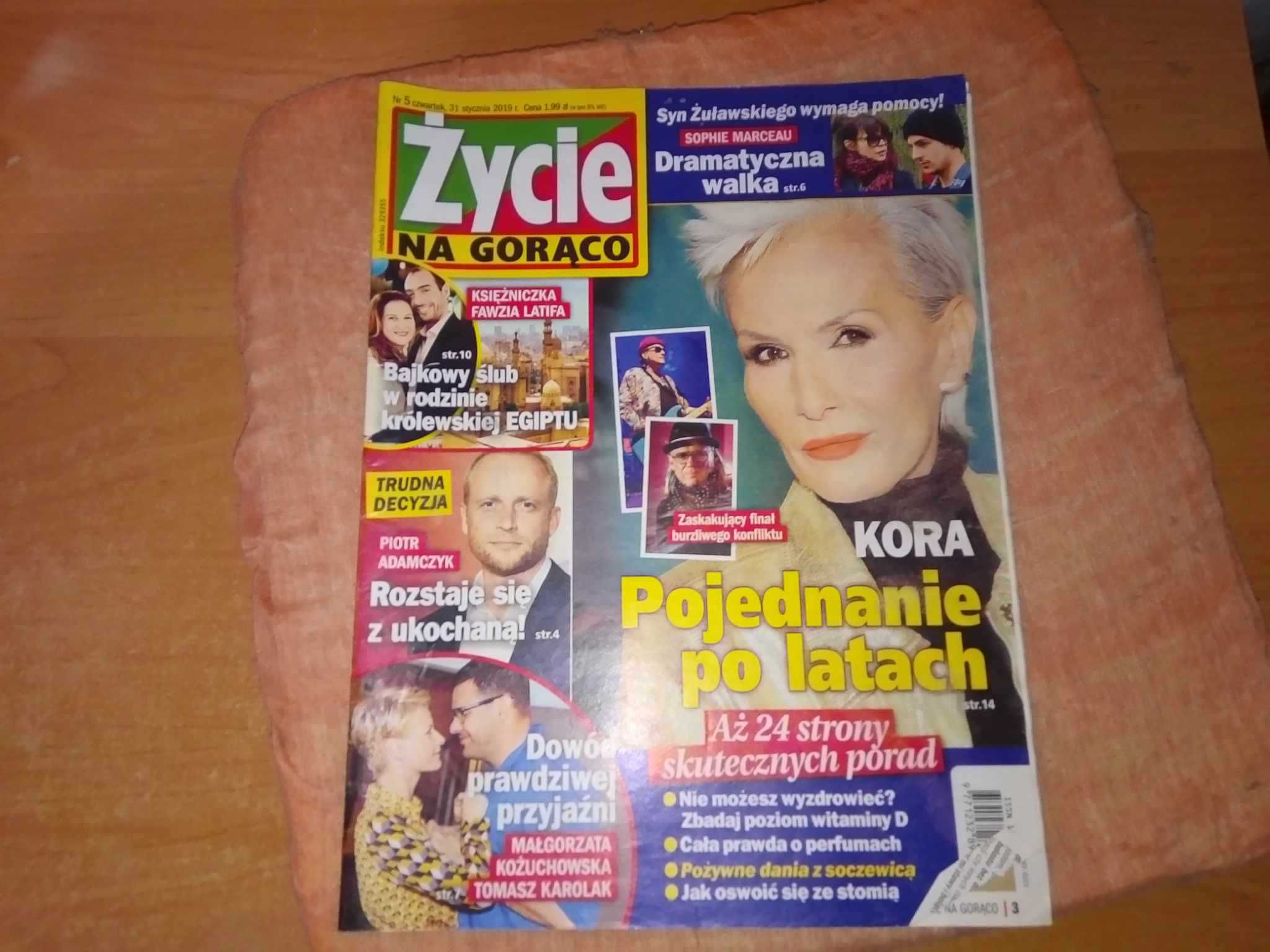 Tygodnik Życie na gorąco tylko prawdziwe gwiazd nr 5 styczeń 2019