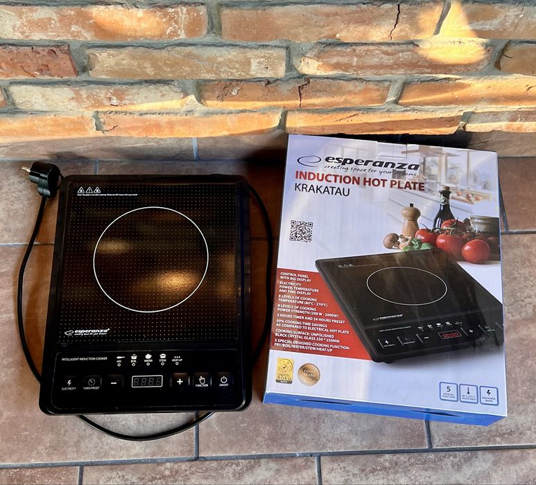 # Kuchenka Indikcyjna elektryczna przenosna płyta 1-palnikowa