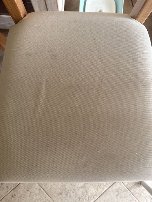 5 cadeiras Ikea com almofada em tecido