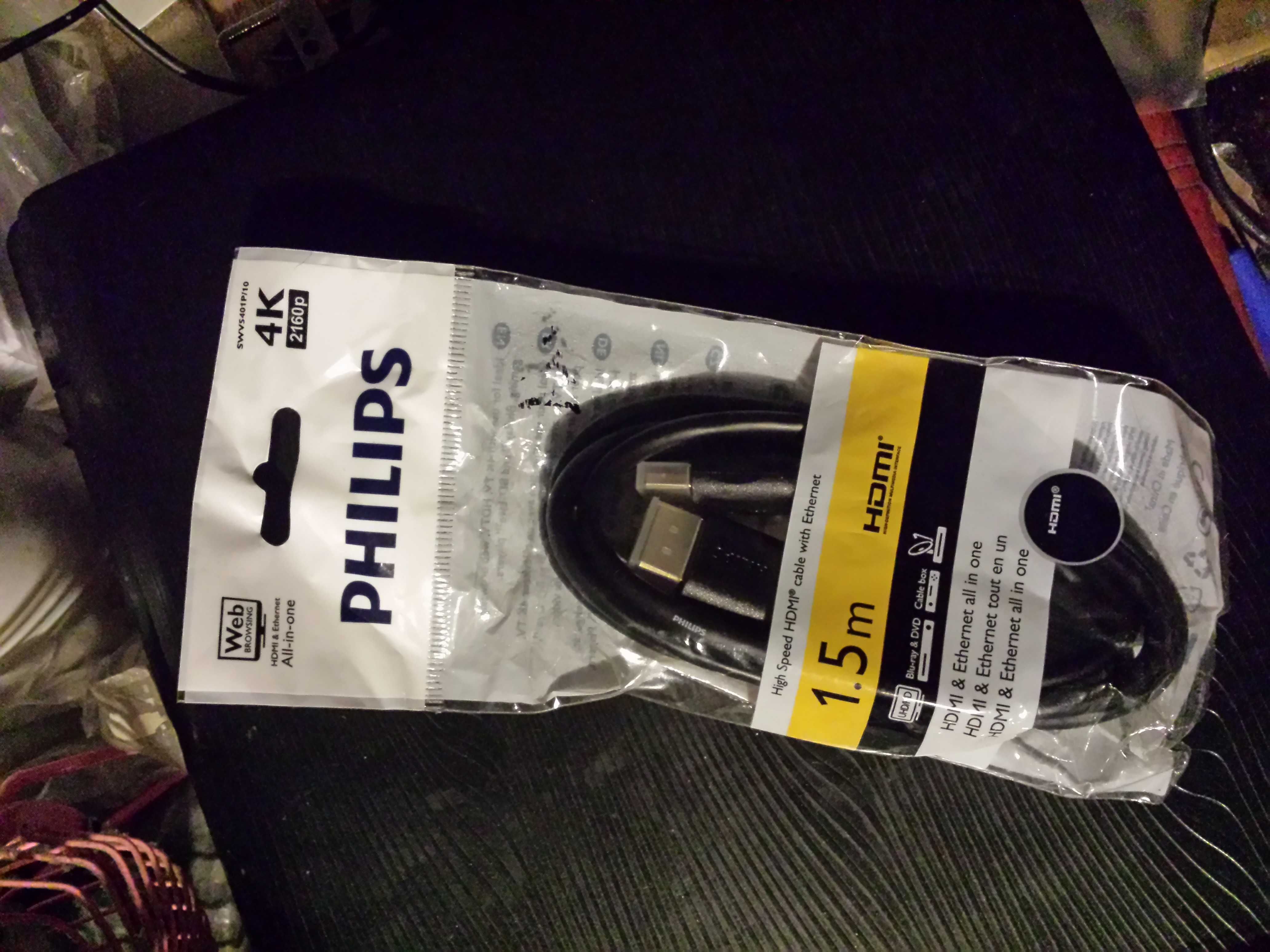 kabel HDMI 150cm, 1.5m phillips