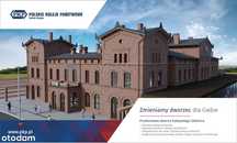 Lokal użytkowy nr 00/04 w modernizowanym budynku dworca w Oleśnicy