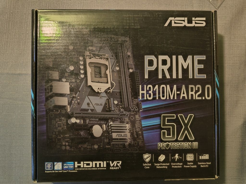 i5 9400f + ASUS H310-A R2.0 + 2x8GB DDR4-2666