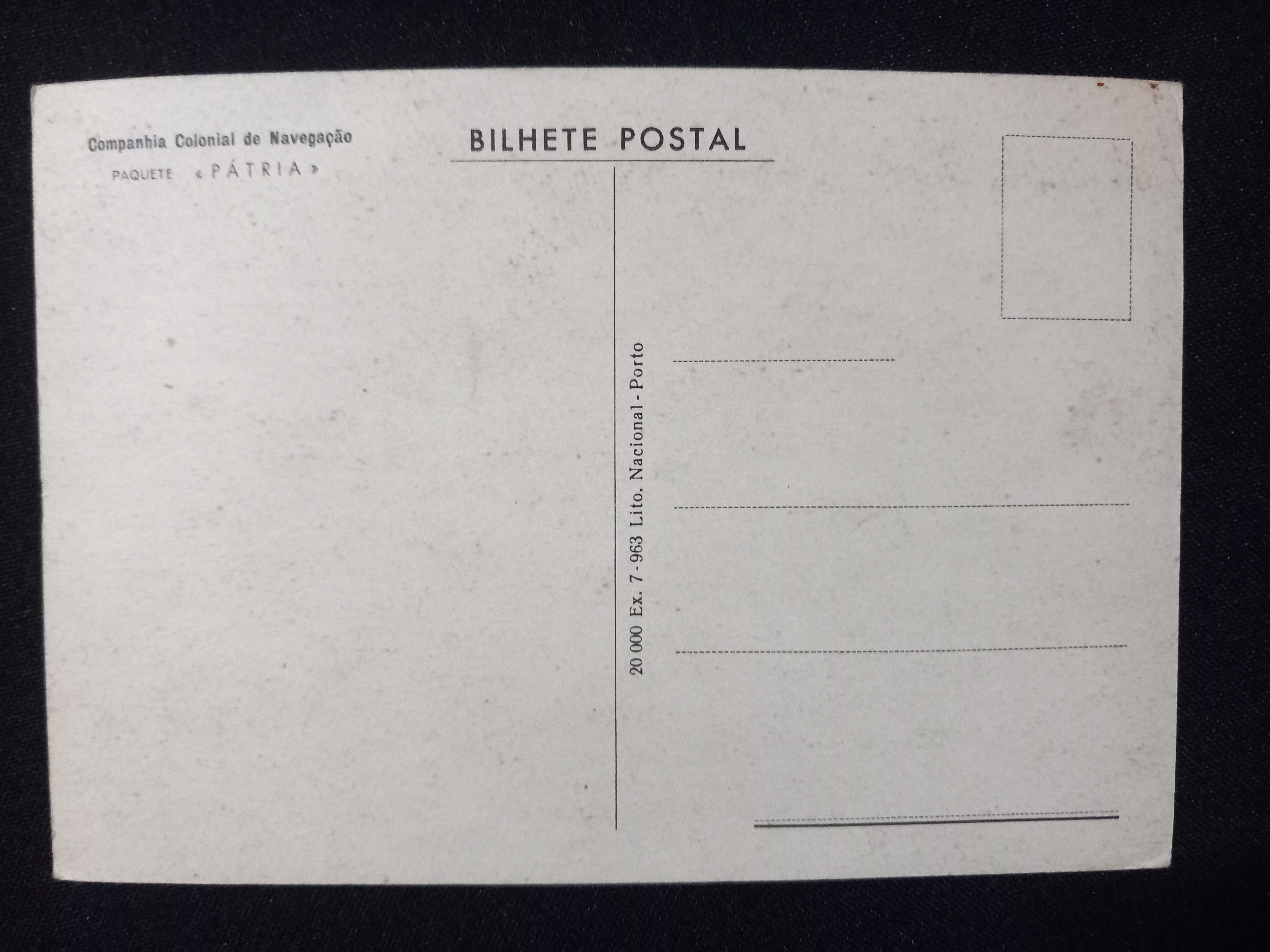 CCN - Postal da Companhia Colonial de Navegação