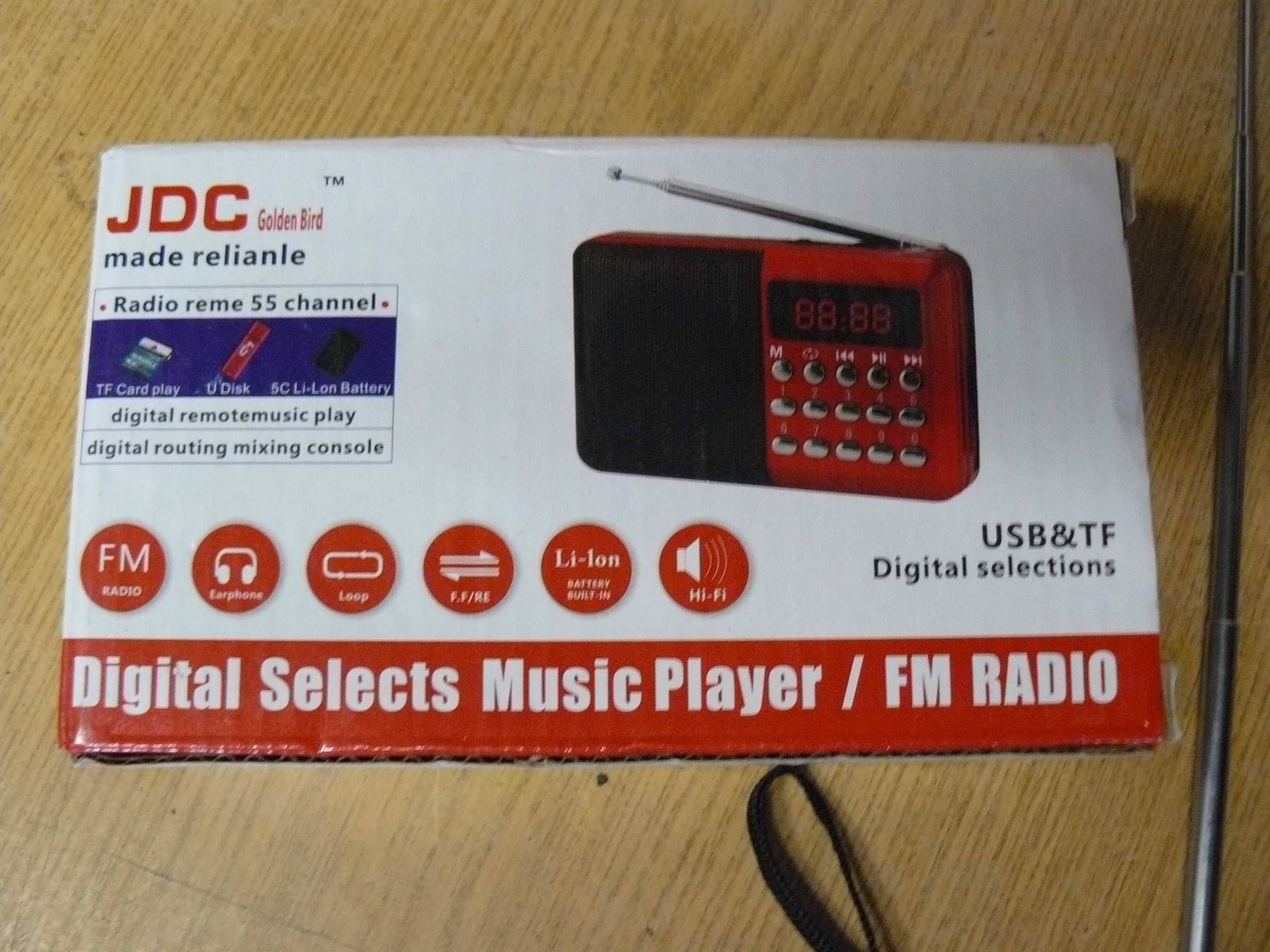 Turystyczne cyfrowe radyjko z wieloma funkcjami usb tft inne