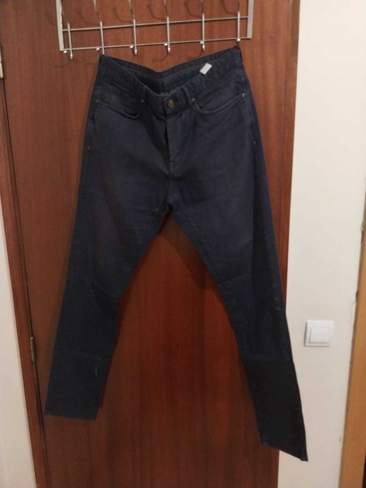 Calças de ganga Azuis Zara